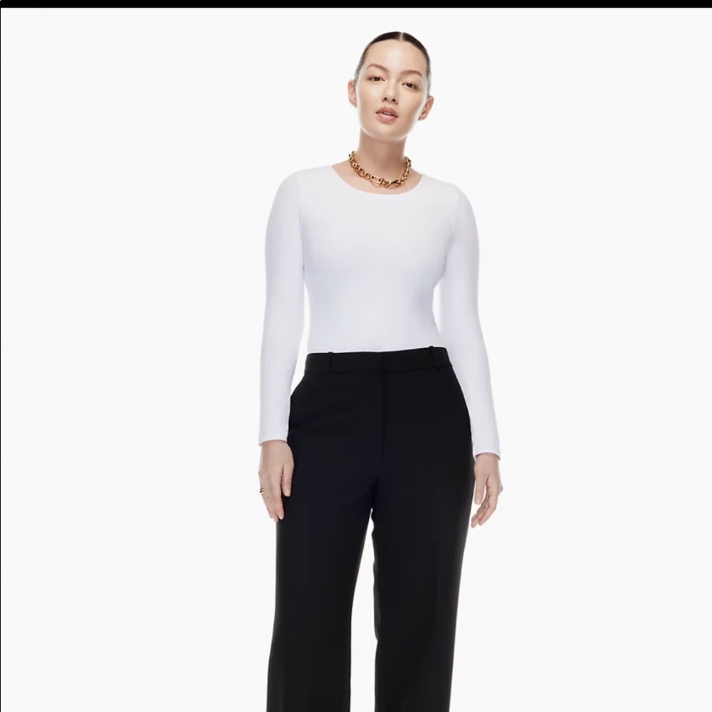 Aritzia - Babaton Contour Crew Longsleeve Bodysuit